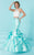 Tiffany Homecoming - Stylish Two-Piece Prom Dress with Layered Skirt 16207 In White and Green