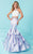 Tiffany Homecoming - Stylish Two-Piece Prom Dress with Layered Skirt 16207 In White and Purple