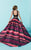Tiffany Homecoming - 16210 Halter Top Two-Piece Ballgown in Black and Pink