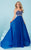 Tiffany Homecoming - Delicately Embellished Sweetheart A-Line Evening Gown 16221 in Blue
