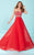 Tiffany Homecoming - Delicately Embellished Sweetheart A-Line Evening Gown 16221 in Red