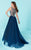 Tiffany Homecoming - 16222 Ornate Festooned Chiffon Gown in Blue