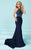 Tiffany Homecoming - Sophisticated Halter Prom Dress with Beaded Bodice 16224 In Blue