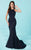 Tiffany Designs - 16229 Voluptuous Ornate Halter Long Evening Gown