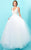 Tiffany Designs - 16241 Sparkling V-Neck Tulle Long Evening Gown