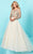 Tiffany Homecoming - 16256 Long Sleeved Two-Piece Evening Gown in Neutral and Multi-Color