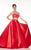 Panoply - Two-Piece Classy Illusion Crystal Choker Ball Gown 14802 in Black and Neutral