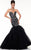 Panoply - Crystal Adorned Sweetheart Tiered Tulle Mermaid Gown 14814 in White