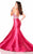 Panoply - 14819 Strapless Mikado Mermaid Gown in Pink