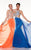 Panoply - Detailed Cutouts And Rhinestone Embellished Bodice Evening Gown 14823 In Purple