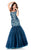 Panoply - Strapless Sweetheart Brocade-Like Mermaid Gown 14829 In Pink