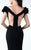 MNM Couture - Sultry Peek a Boo Sides Evening Gown  G0729 in Black