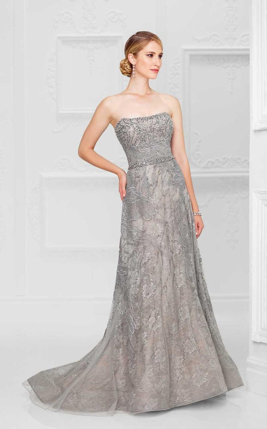 Ivonne D for Mon Cheri - 117D64 A-Line Gown in Gray