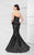 Ivonne D for Mon Cheri - 117D75 Trumpet Gown in Black