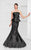 Ivonne D for Mon Cheri - 117D75 Trumpet Gown in Black