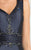 Feriani Couture - 18611 Embellished V-neck Mermaid Dress In Blue