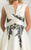 Feriani Couture - 18632 Floral Beaded A-line Dress In White
