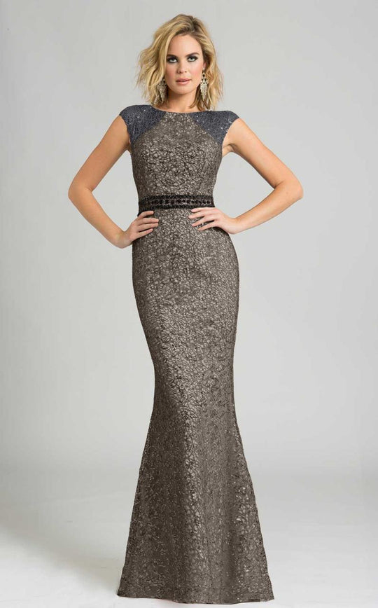 Feriani Couture - 26235 Sparkling Embellished Evening Gown In Silver