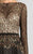 Feriani Couture - 26237 Bedazzled Bateau Sheer Dress  In Black