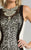 Feriani Couture - 26239 Figure-Flattering Evening Gown In Black and White