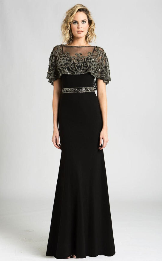 Feriani Couture - 26243 Sleeveless Sheath Dress In Black