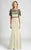 Feriani Couture - 26243 Sleeveless Sheath Dress In Neutral