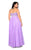Kurves by Kimi - Rhinestone Embellished Strapless A-line Evening Dress 71165 in Purple