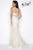 Mac Duggal - Long Mermaid Formal Gown with Lace Applique 79085R in White
