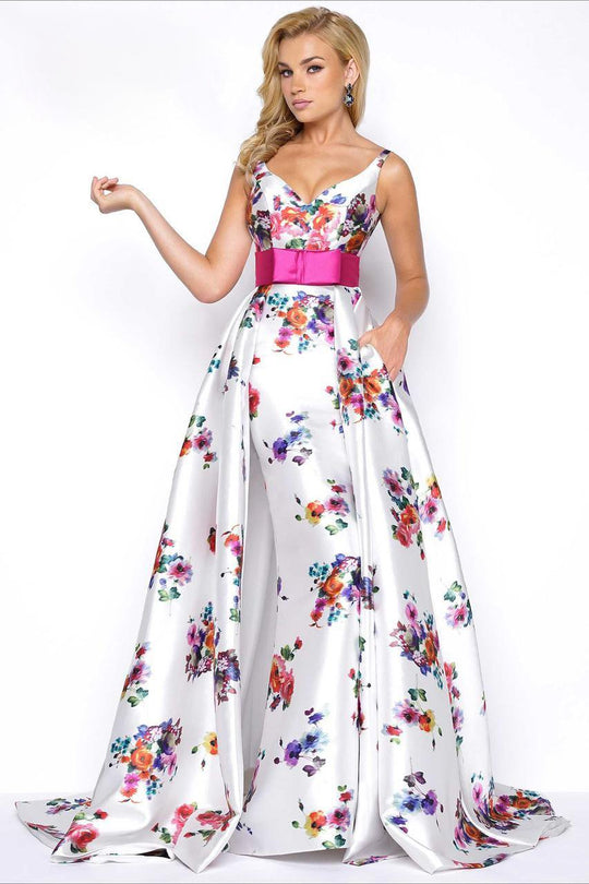 Mac Duggal - Prom Style 79100M in Multi-Color and Floral