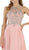 Poly USA - 7912 Embellished Jewel A-Line Evening Dress