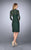 La Femme - 23149 Laced Jewel Neck Column Dress In Green
