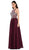 Poly USA - 7912 Embellished Jewel A-Line Evening Dress