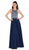 Poly USA - 7912 Embellished Jewel A-Line Evening Dress