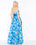 Mac Duggal - 79145M Strapless Romper with Overskirt Gown In Blue and Multi-Color