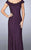 La Femme - 24928 Off-Shoulder Lace Evening Gown In Purple