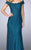 La Femme - 24928 Off-Shoulder Lace Evening Gown In Blue