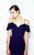 Daymor Couture - Embellished Sweetheart Sheath Dress 550 in Purple
