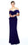 Daymor Couture - Embellished Sweetheart Sheath Dress 550 in Purple