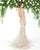 Mac Duggal - 79180D Slim Straps Beaded Mermaid Gown In Neutral
