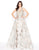 Mac Duggal - 79204D Halter Straps Evening Gown with Overlay in Pink and Gold