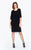 Daymor Couture - 577 Embellished Scoop Sheath Dress in Black