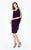 Daymor Couture - 577 Embellished Scoop Sheath Dress in Purple