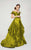 MNM Couture - 2371 Off-Shoulder Paneled Evening Gown  in Green