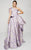 MNM Couture - 2374 Embroidered Asymmetric A-Line Dress in Purple