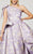 MNM Couture - 2374 Embroidered Asymmetric A-Line Dress in Purple