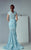 3170 Scroll Embroidered Mermaid Gown