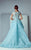 3172 Dramatic Overskirt Illusion Gown