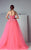3187 Gossamer Lace Embroidered Gown