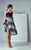 3193 Strapless Prismatic Asymmetrical Dress