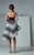 3193 Strapless Prismatic Asymmetrical Dress